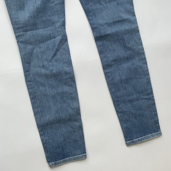 Guess Women’s Kate Skinny Low Rise Jeans Light Blue Studded Pocket Size 27 - Picture 8 of 13